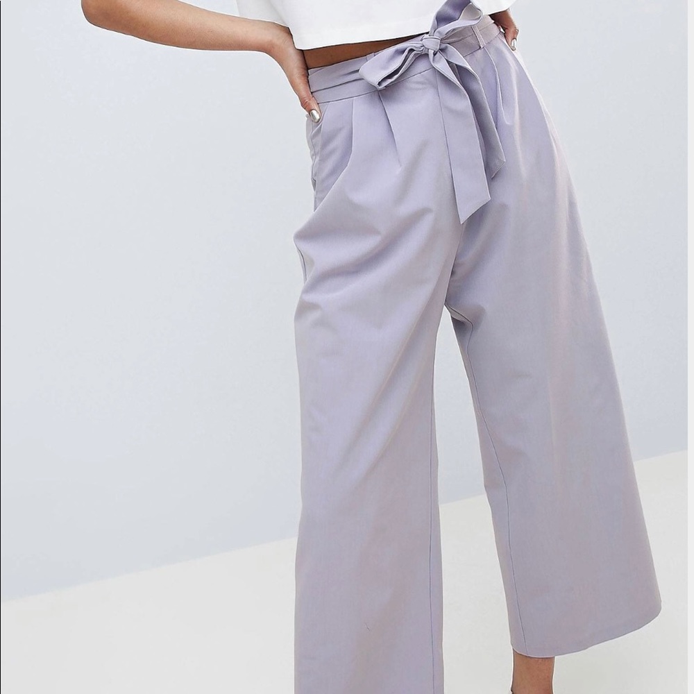 Lilac wide leg pants